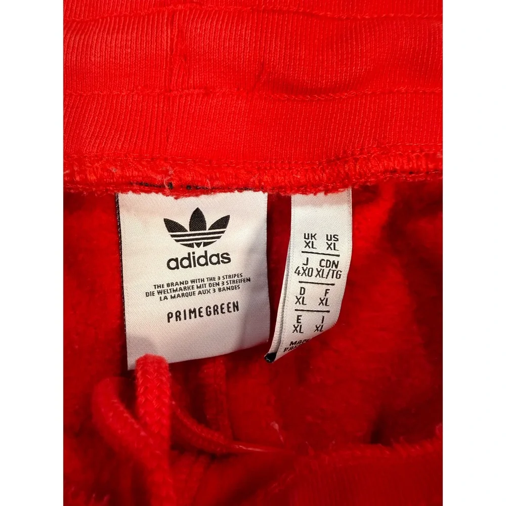 Adidas Originals Mens Primegreen Trefoil Sweatpants Red Joggers XL